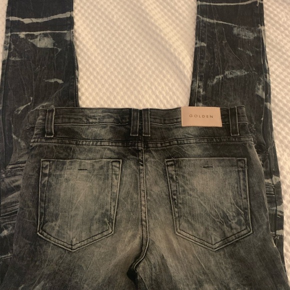 Golden Denim Stonewashed/Distressed Jeans - Picture 2 of 12